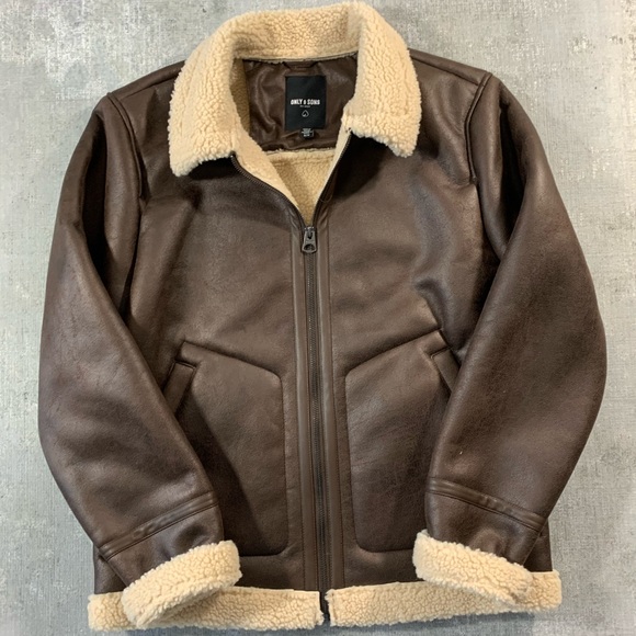 only & sons aviator jacket